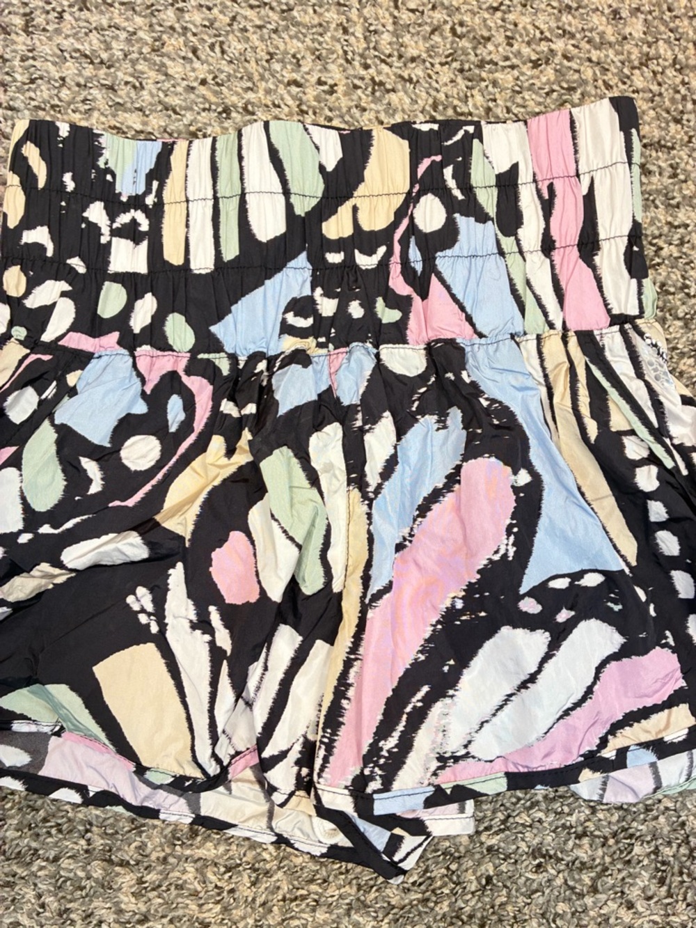 Free People Movement Way Home Butterfly Print Shorts - Picture 4 of 12